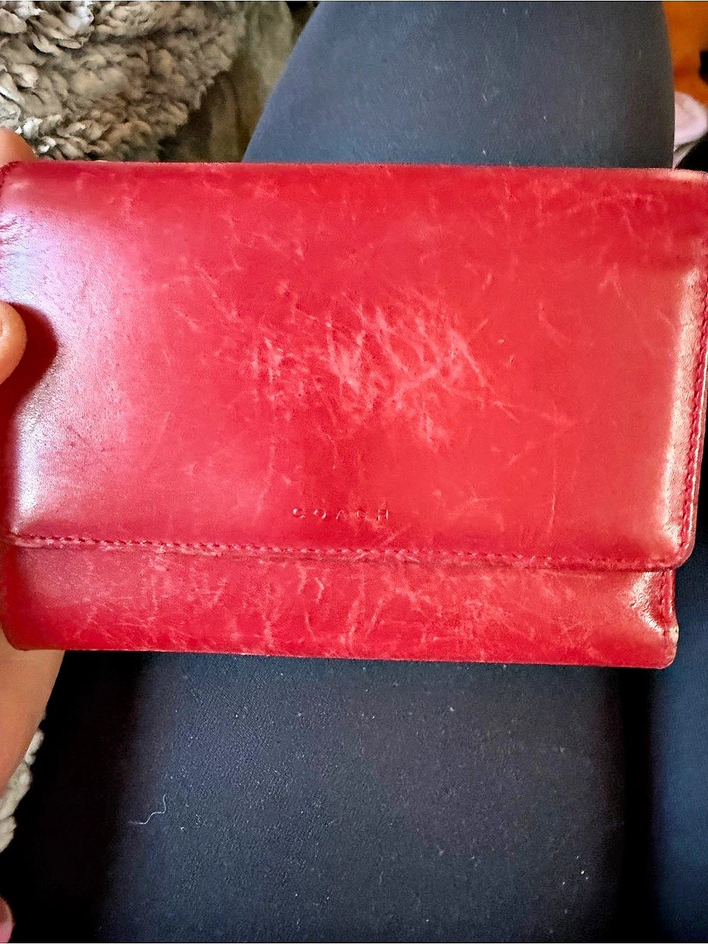 Coach Red Wallet